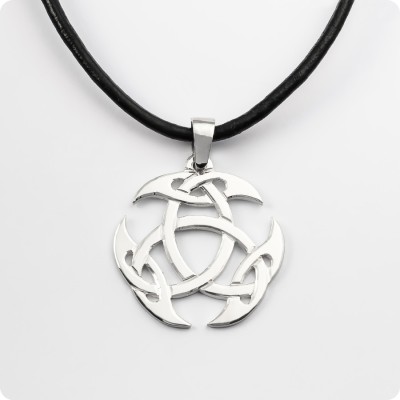 Амулет кельтского бога Луга из серебра