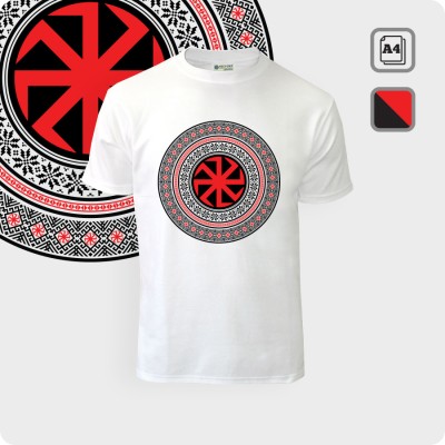 Футболка с Коловратом (Посолонь) - К.1806-01